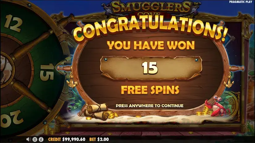 Smugglers Cove slot screenshot 3