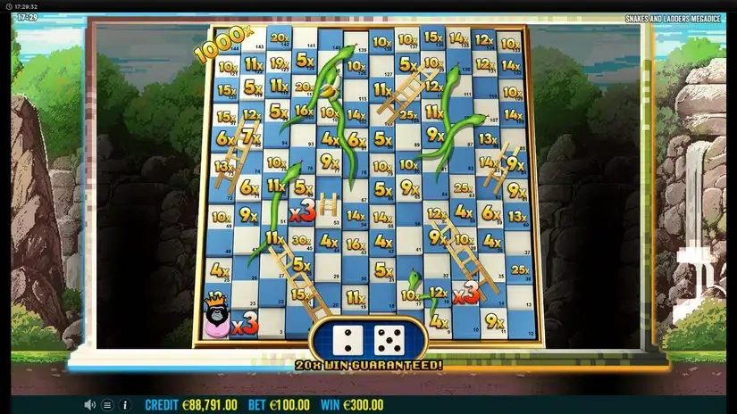 Snakes and Ladders Megadice slot screenshot 6