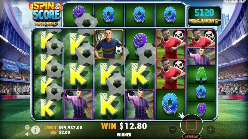 Spin & Score Megaways slot screenshot 3