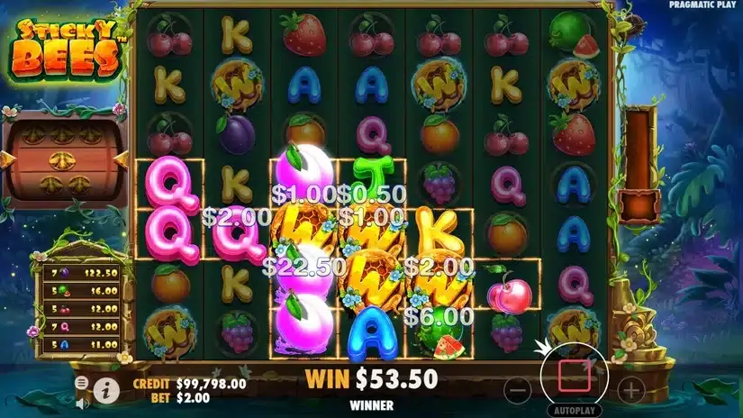 Sticky Bees slot screenshot 4