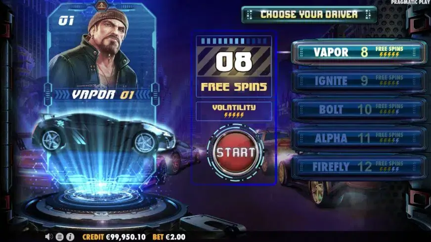 Street Racer slot screenshot 4