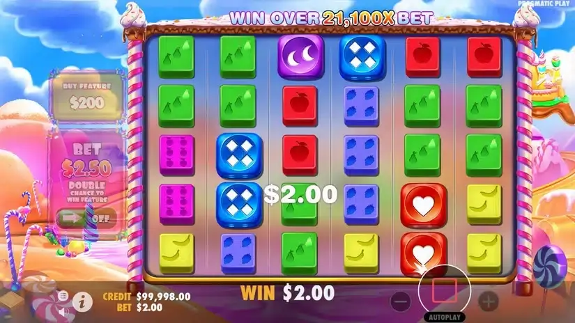 Sweet Bonanza Dice slot screenshot 2