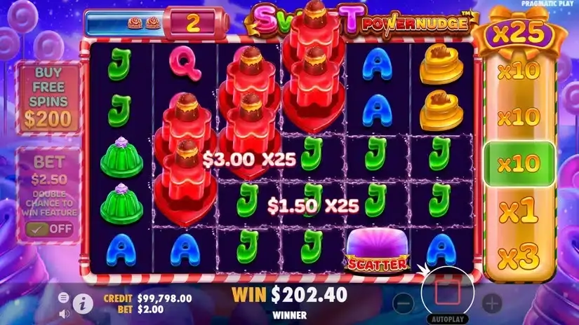 Sweet Powernudge slot screenshot 6