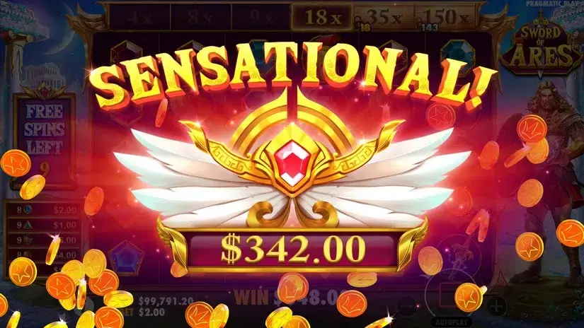 Sword of Ares slot screenshot 7