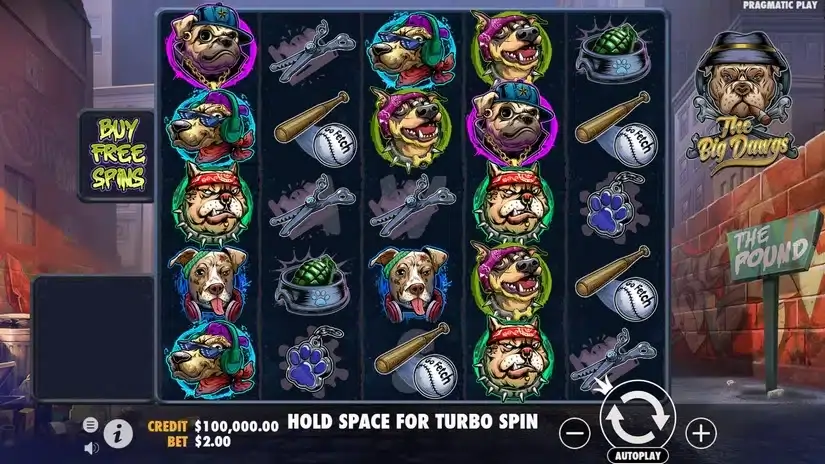 The Big Dawgs slot screenshot 