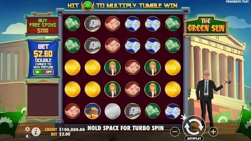 The Green Sun slot screenshot 1