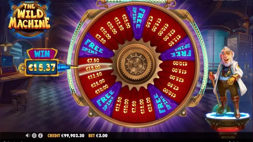 The Wild Machine slot screenshot 