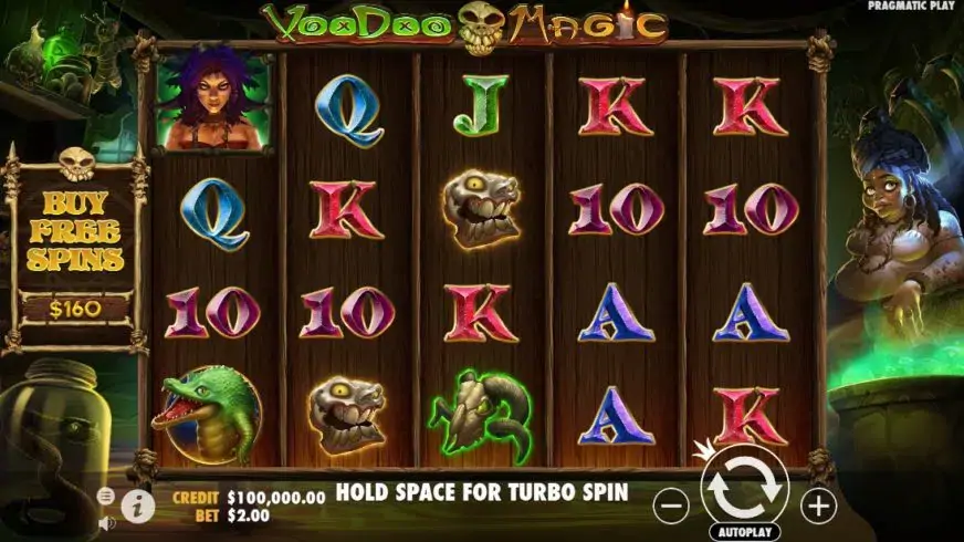 Voodoo Magic slot screenshot 1