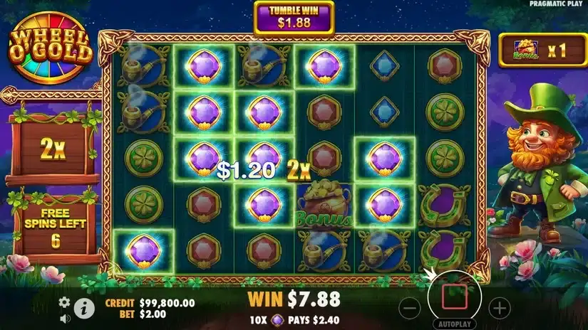 Wheel O’Gold slot screenshot 
