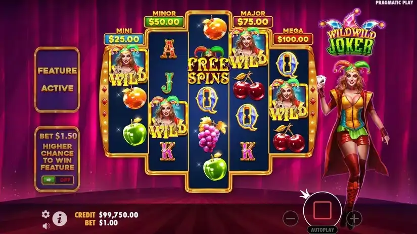 Wild Wild Joker slot screenshot 3