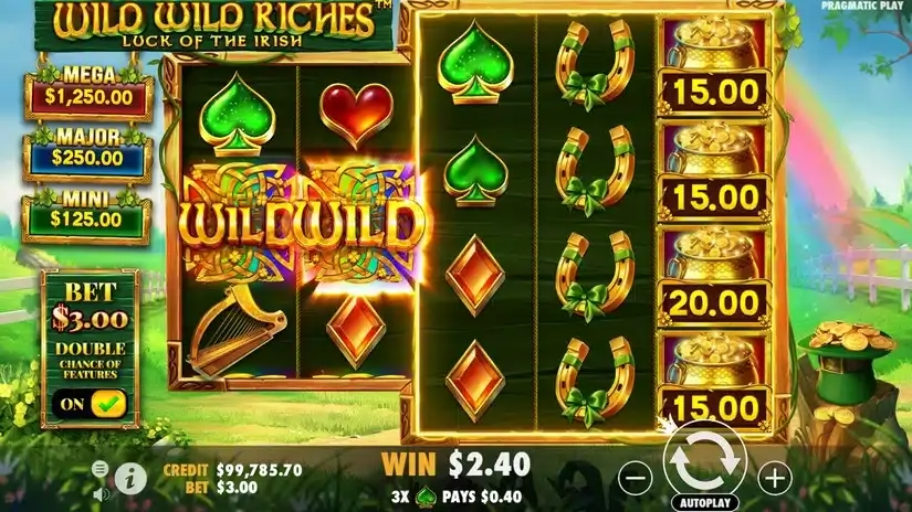 Wild Wild Riches Megaways slot screenshot 3