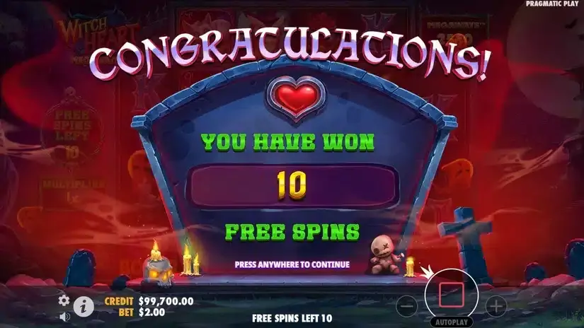 Witch Heart Megaways slot screenshot 3