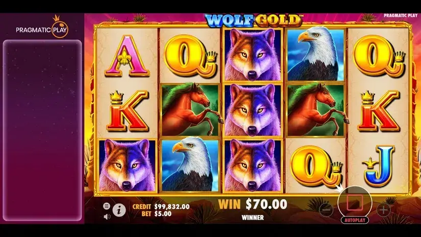 Wolf Gold Power Jackpot slot screenshot 3