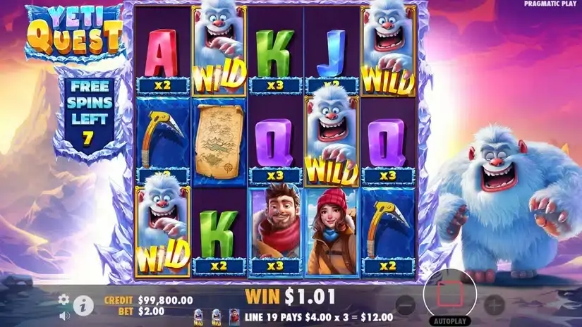 Yeti Quest slot screenshot 4