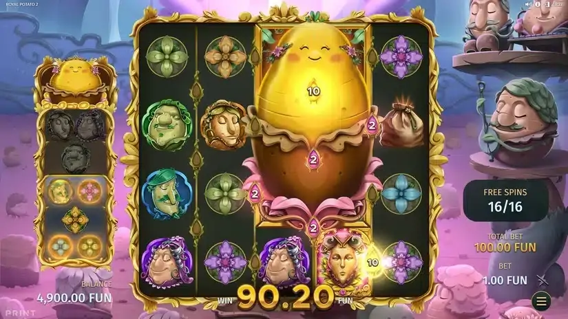 Royal Potato 2 slot screenshot 7