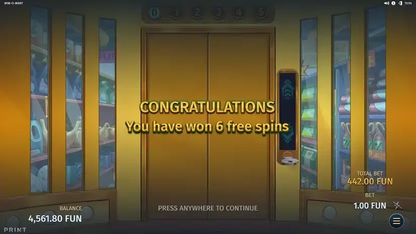 Win-O-Mart slot screenshot 4