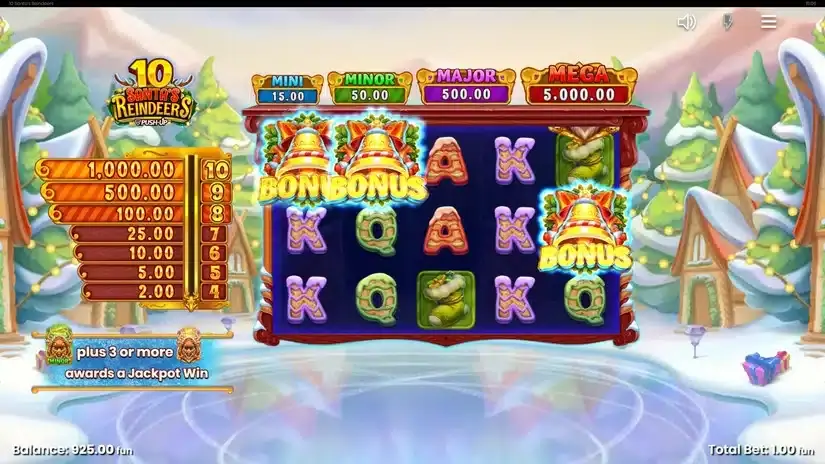 10 Santa’s Reindeers slot screenshot 2