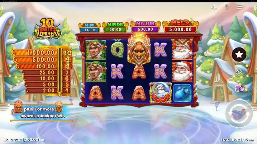 10 Santa’s Reindeers slot screenshot 1