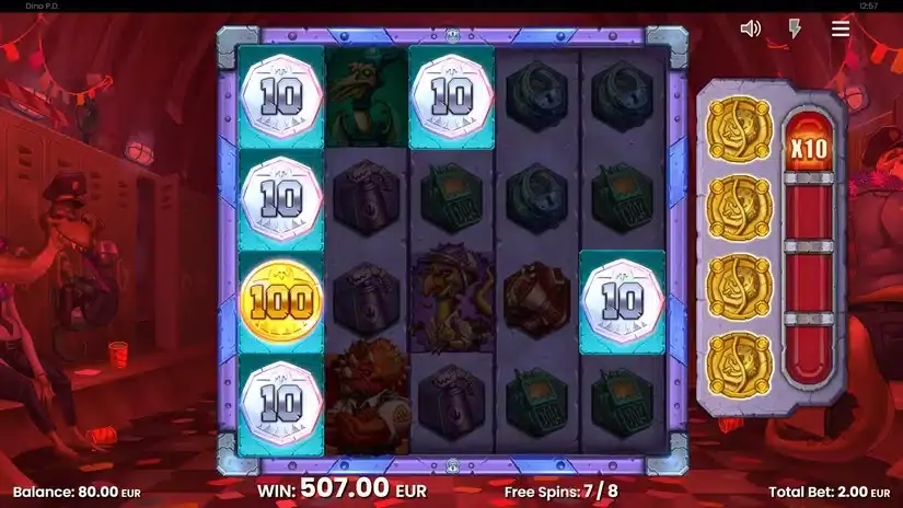 Dino P.D slot screenshot 5