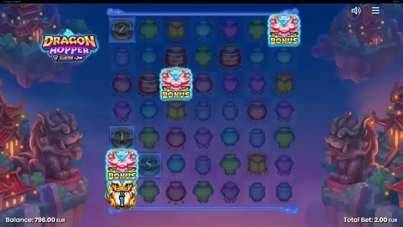 Dragon Hopper slot screenshot 2