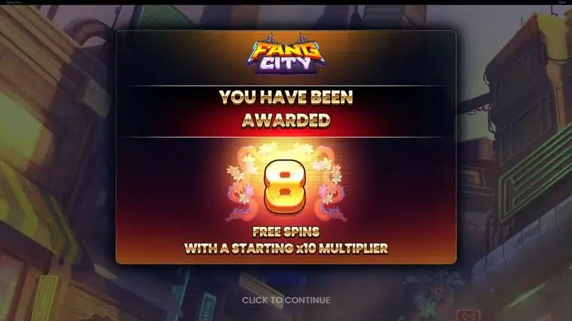Fang City slot screenshot 4