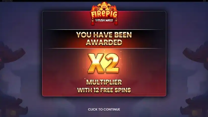 Fire Pig Push Ways slot screenshot 3