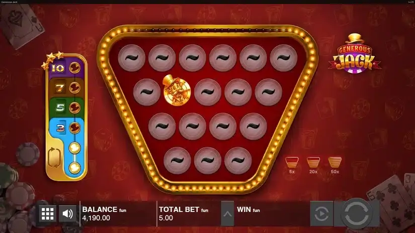 Generous Jack slot screenshot 4