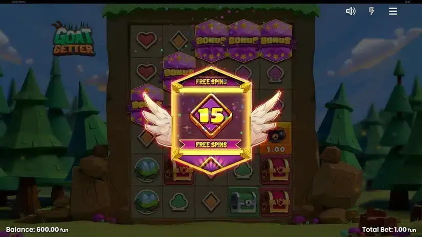 Goat Getter slot screenshot 3