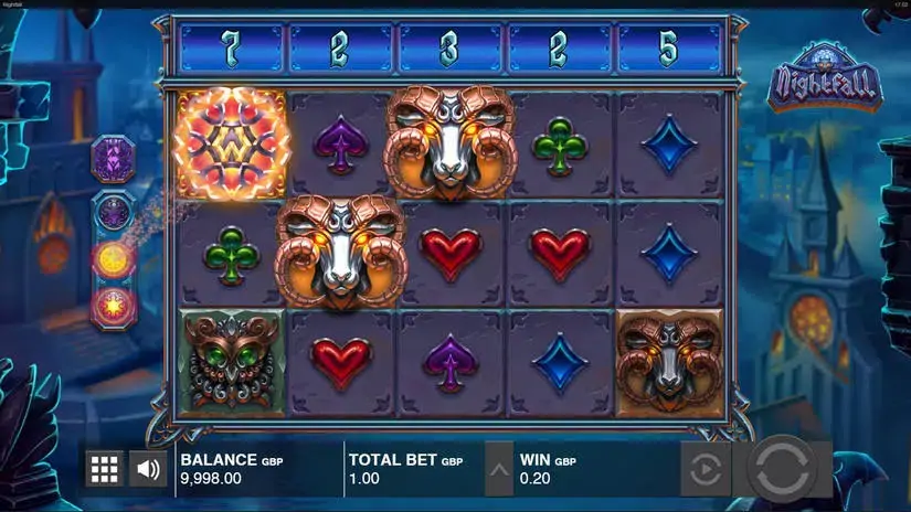 Nightfall slot screenshot 5