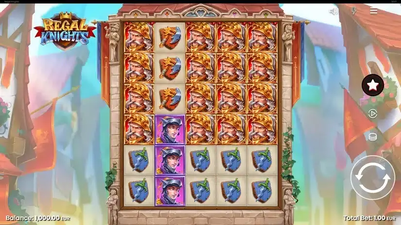 Regal Knights slot screenshot 