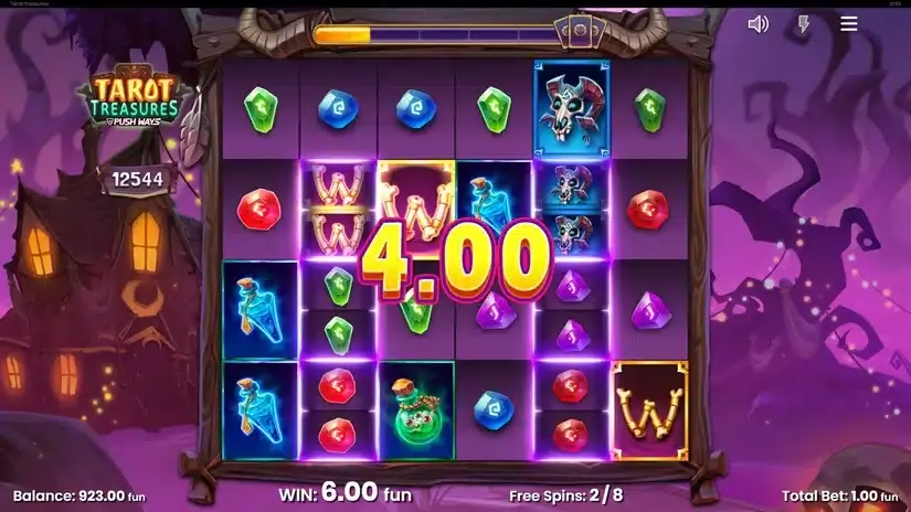 Tarot Treasures slot screenshot 4