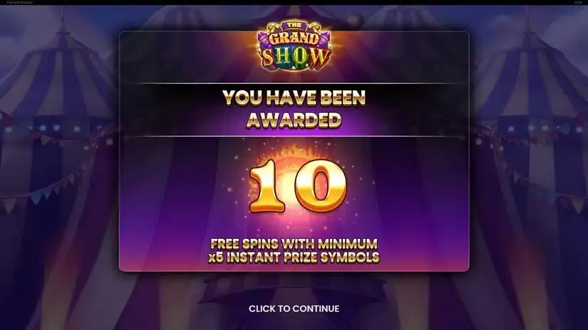 The Grand Show slot screenshot 3