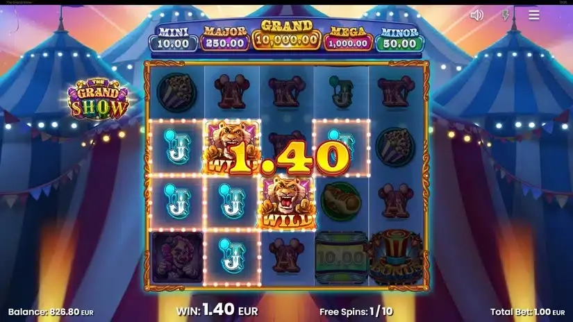 The Grand Show slot screenshot 4
