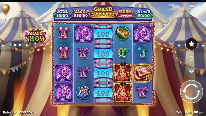 The Grand Show slot screenshot 
