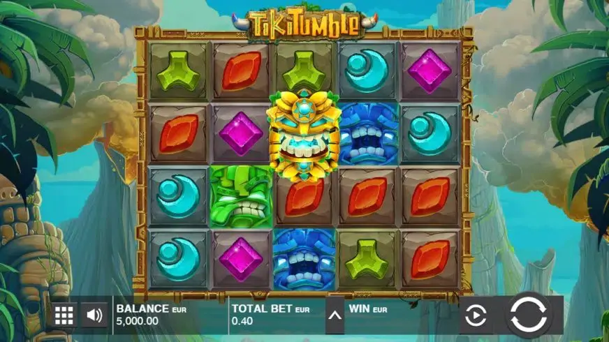 Tiki Tumble slot screenshot 1