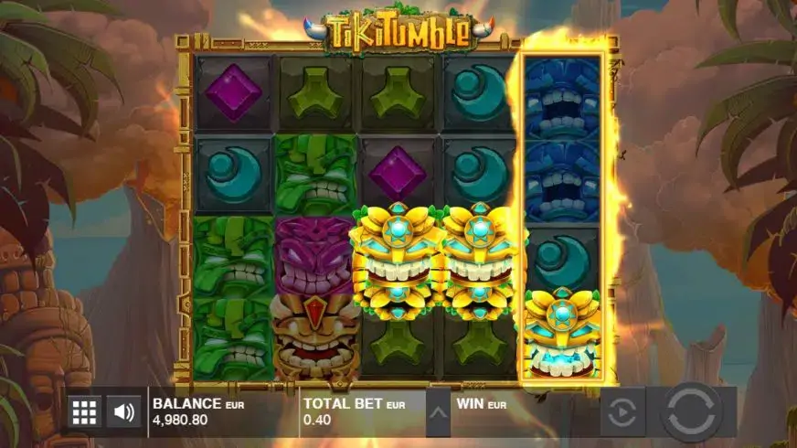 Tiki Tumble slot screenshot 4