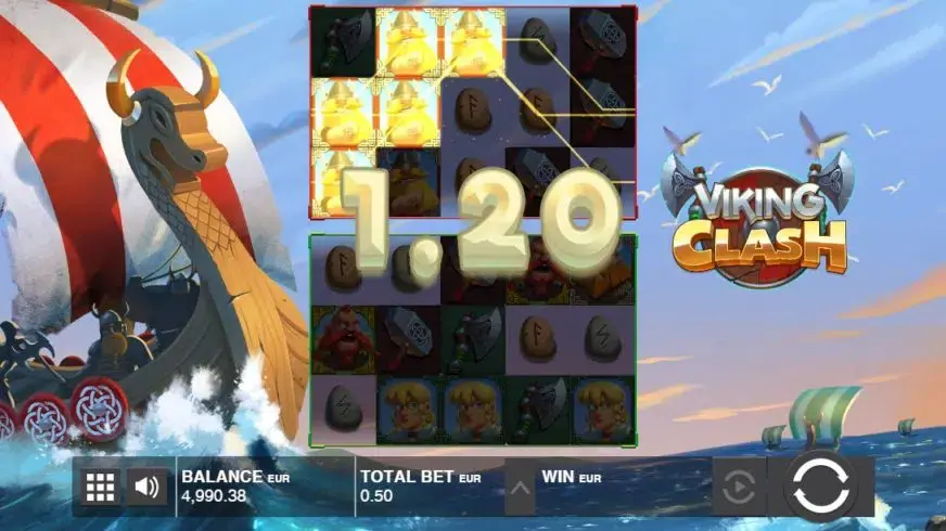 Viking Clash slot screenshot 3