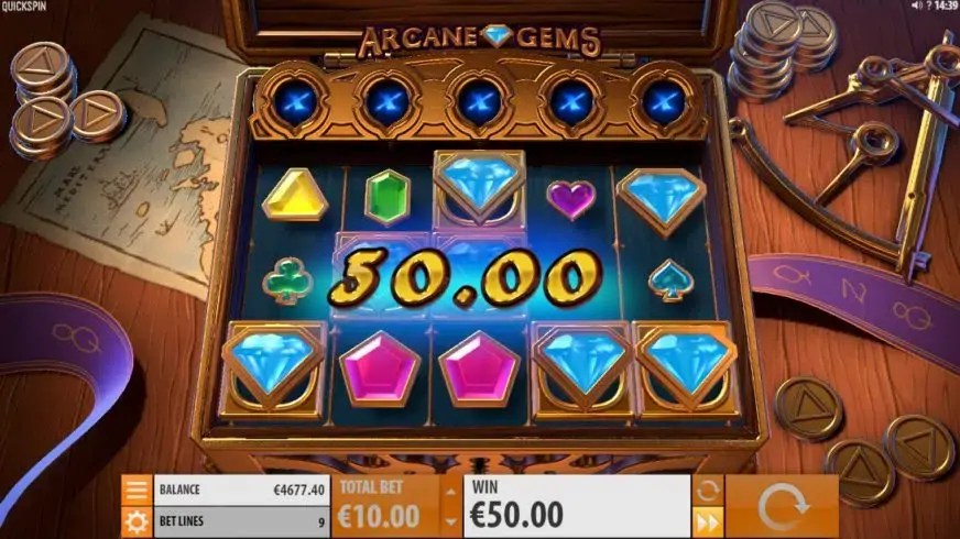 Arcane Gems slot screenshot 3