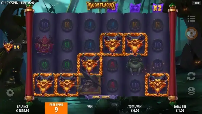 Beastwood slot screenshot 5