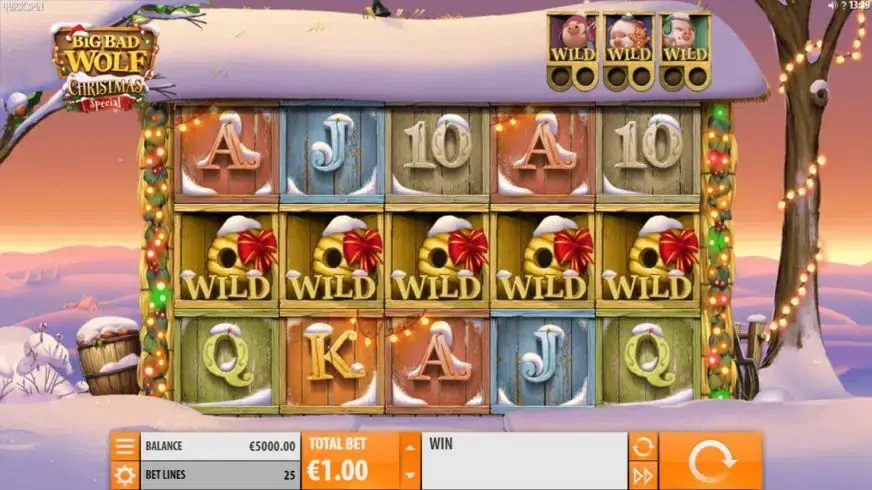 Big Bad Wolf Christmas Special slot screenshot 1