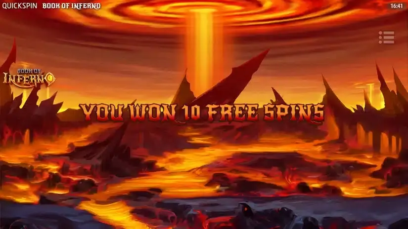 Book of Inferno slot screenshot 3
