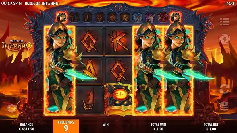 Book of Inferno slot screenshot 4