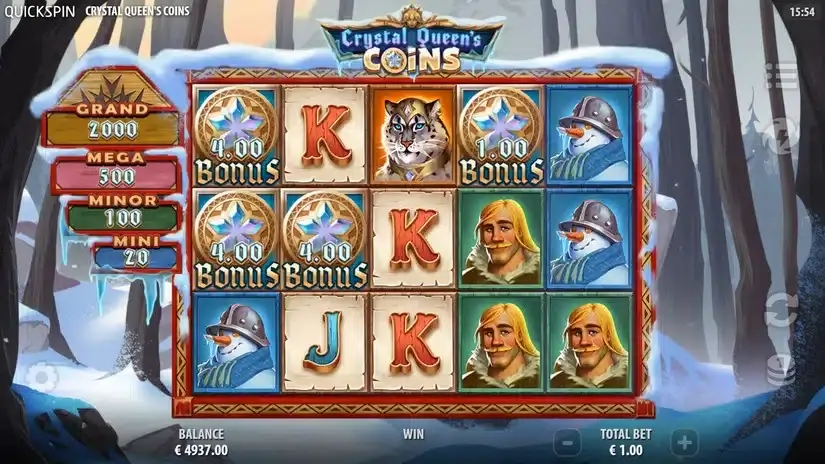 Crystal Queen’s Coins slot screenshot 2