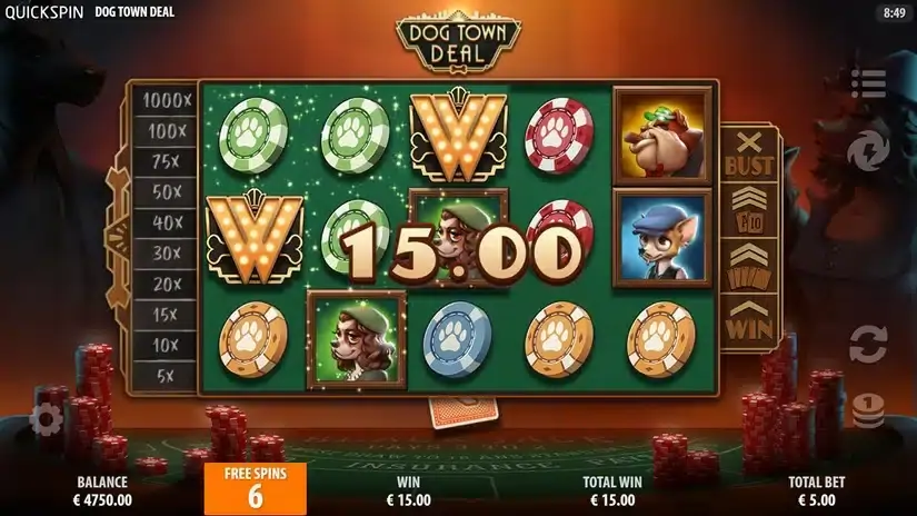 Dog Town Deal slot screenshot 3