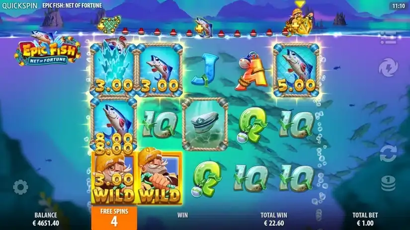 Epic Fish Net of Fortune slot screenshot 