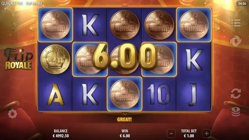 Flip Royale slot screenshot 3