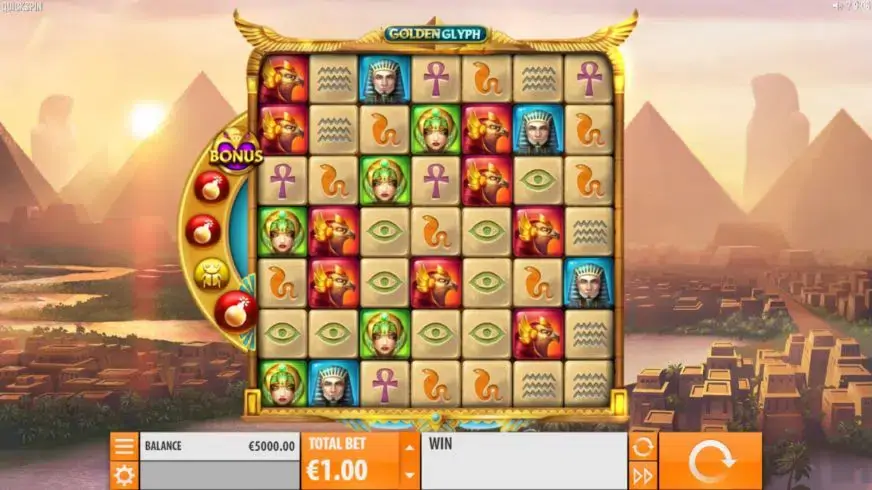 Golden Glyph slot screenshot 1