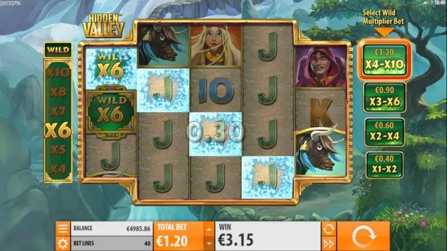 Hidden Valley slot screenshot 2