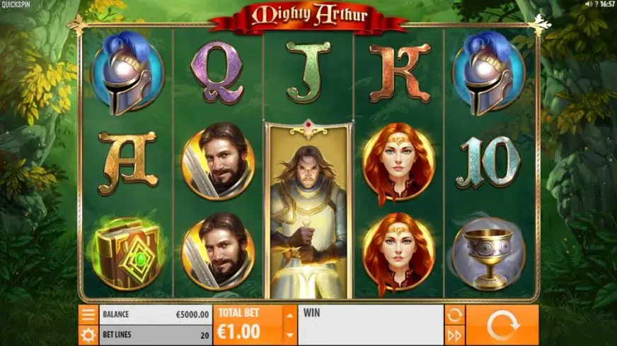 Mighty Arthur slot screenshot 1
