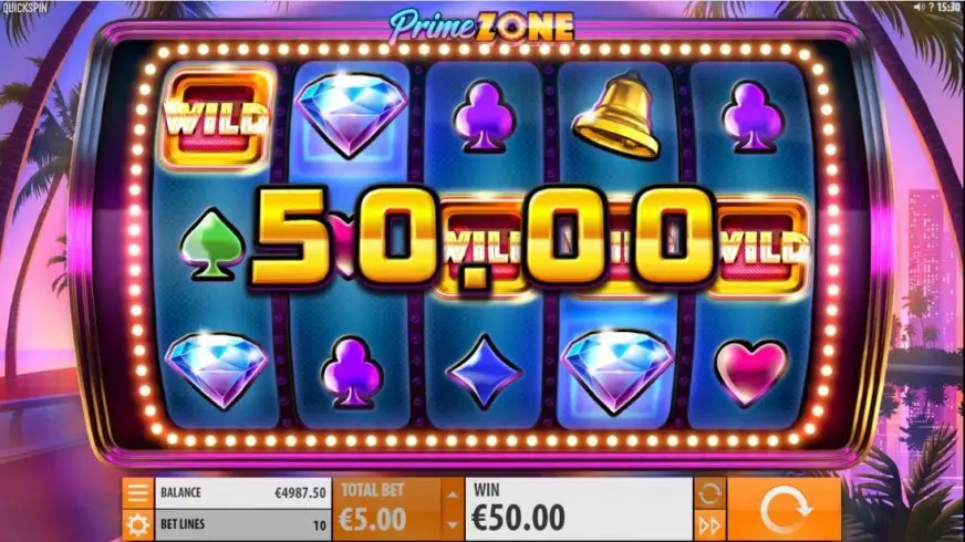 Prime Zone slot screenshot 3